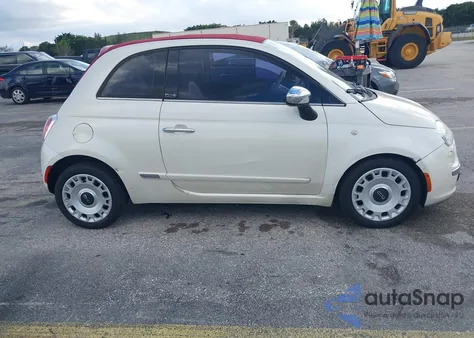 2012 Fiat 500C Lounge z USA, uszkodzony, nr VIN 3C3CFFER1CT187850